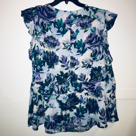 Ava Viv Floral Peplum Top - Picture 6 of 8